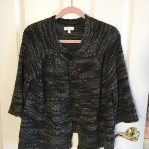 Currants Brand Women’s XL Black & Grey Sweater
